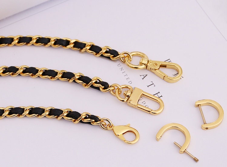 Luxtrada 47 Purse Chain Strap-Handbags Replacement Chains Metal Chain  Strap for Wallet Bag Crossbody Shoulder Chain Gold