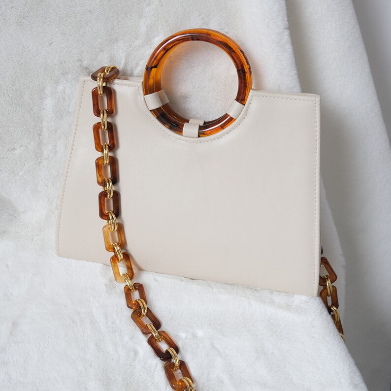 acrylic chain purse