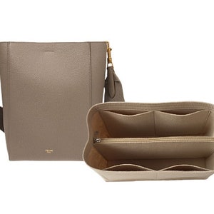 2 Size,Purse Organizer Insert Fit "Sangle Bag" Pouch Handbag Shaper Premium Felt,Bag Shaper,Bag Liner, JD-1830