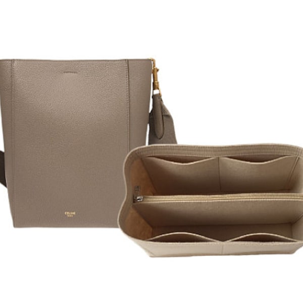 2 Größe, Geldbörse Organizer Einsatz Fit "Sangle Bag" Beutel Handtasche Shaper Premium Filz, Bag Shaper, Bag Liner, JD-1830