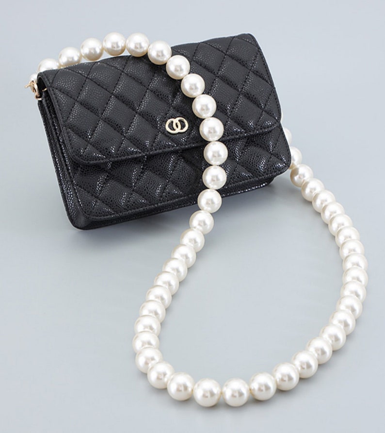 Pearl Acrylic High Quality Purse Chain Metal Shoulder Handbag - Etsy