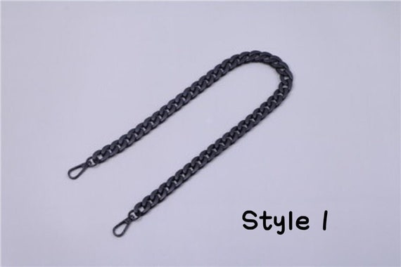 Cheap 60CM Matte Acrylic Heavy Duty Bag Chain Strap Snap Hook Clip  Crossbody Handbag Messenger Bag