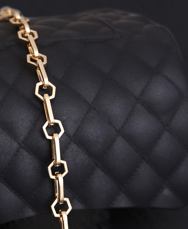 Gold High Quality Purse Chain StrapMetal Shoulder Handbag | Etsy