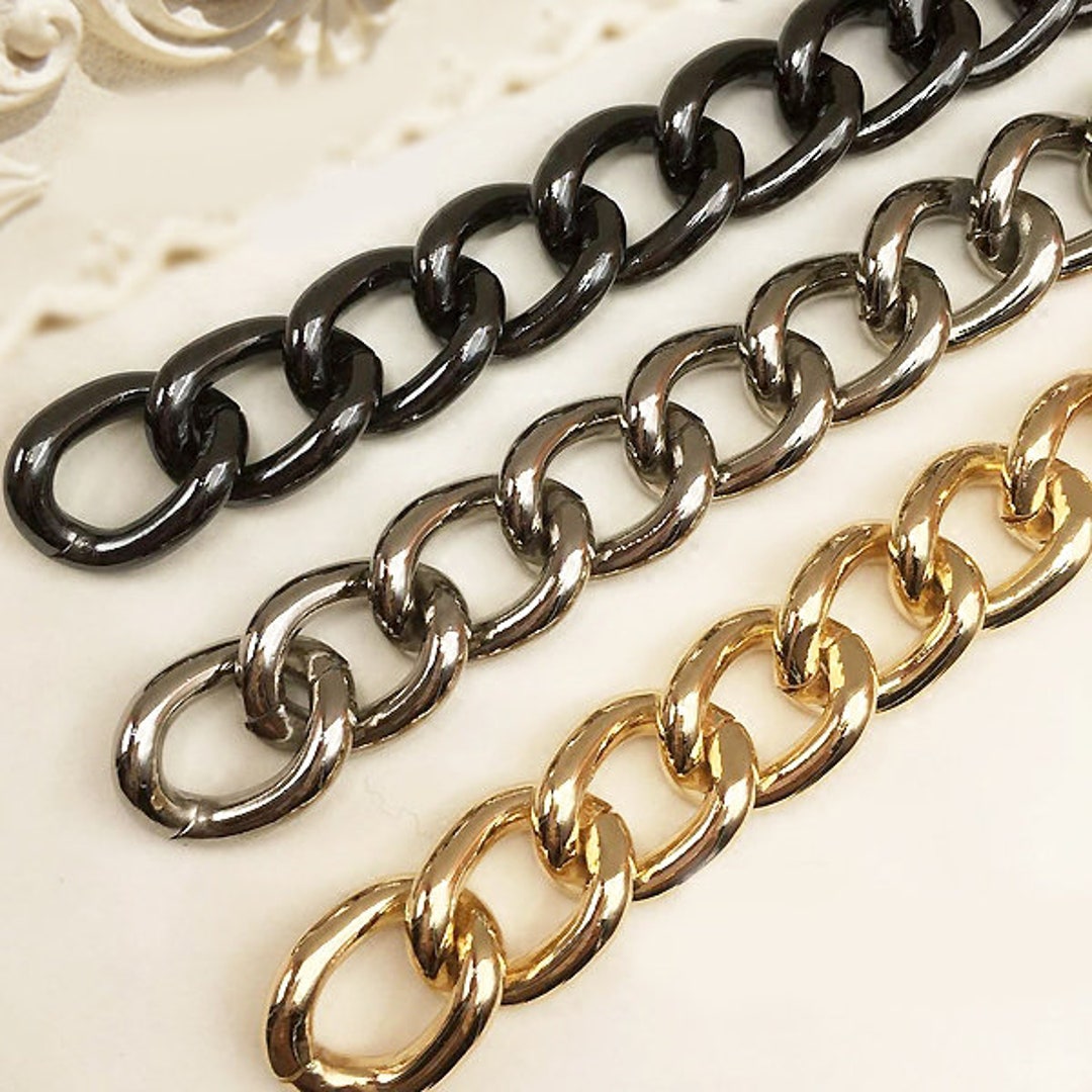 15mm High Quality Doughnuts Purse Chain Strap,alloy and Iron