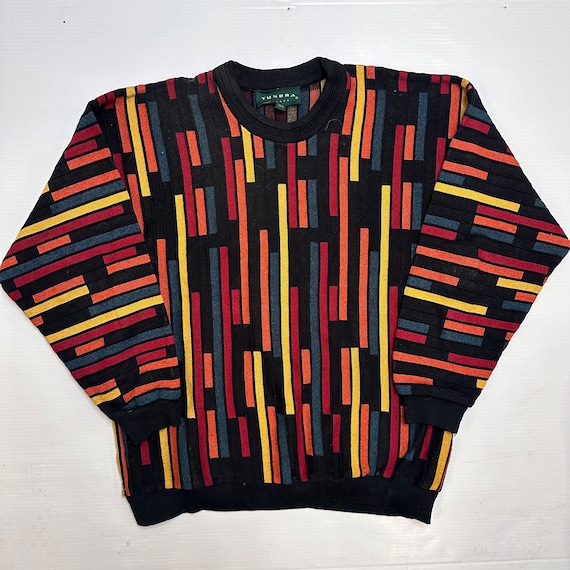 90s Coogi Inspired Sweater Sz M (A3306b) - image 1