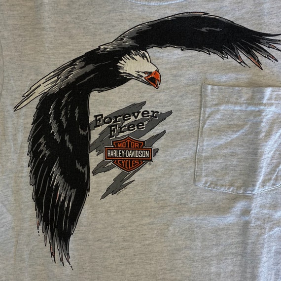 90s Harley-Davidson イーグルTシャツ 90's HARLEY-DAVIDSON ハーレーダビッドソン イーグル オーバー