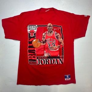 T-shirt Michael Jordan Nutmeg des années 90 Sz L (A3026)