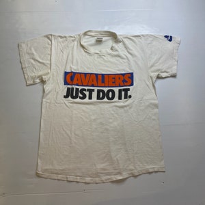 90s Cleveland Cavaliers Nike Just Do It T-shirt Sz L (A4215)