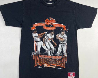 1992 Baltimore Orioles Triple Threat T-shirt size Large
