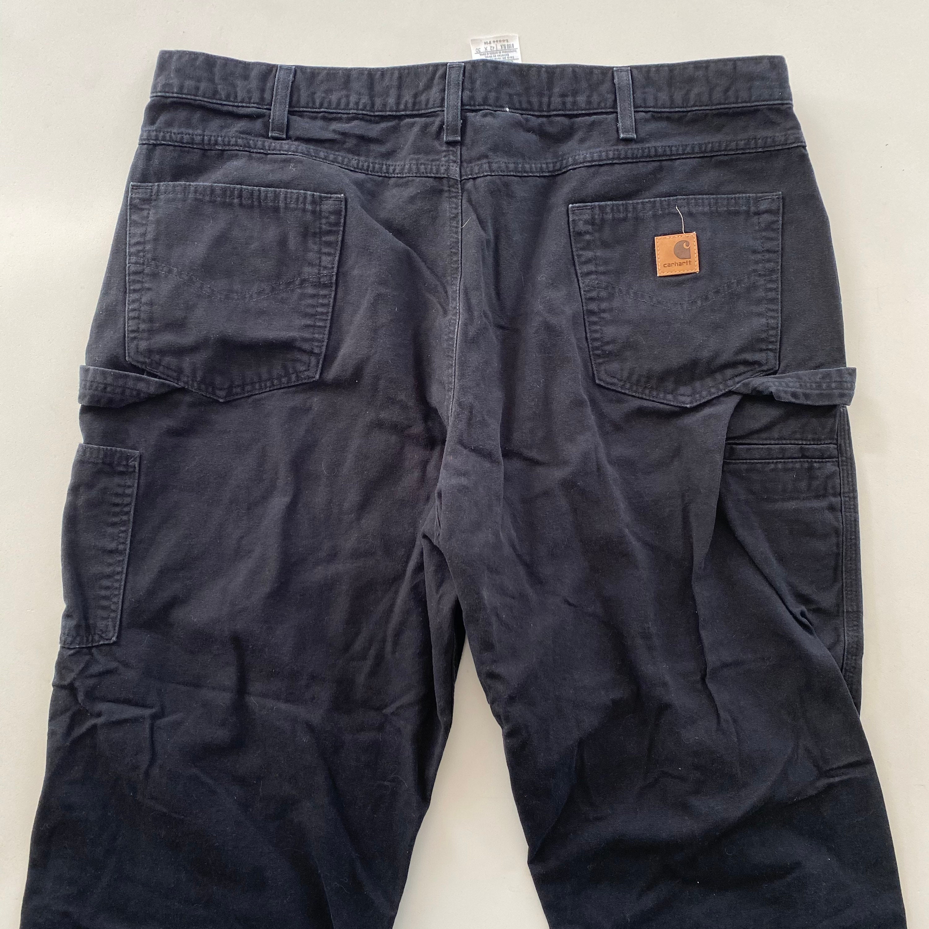 Carhartt Black Loose Fit Canvas Work 