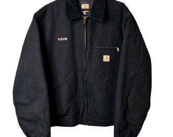 Vintage Carhartt Detroit Jacket Black Men's Sz XL - Etsy