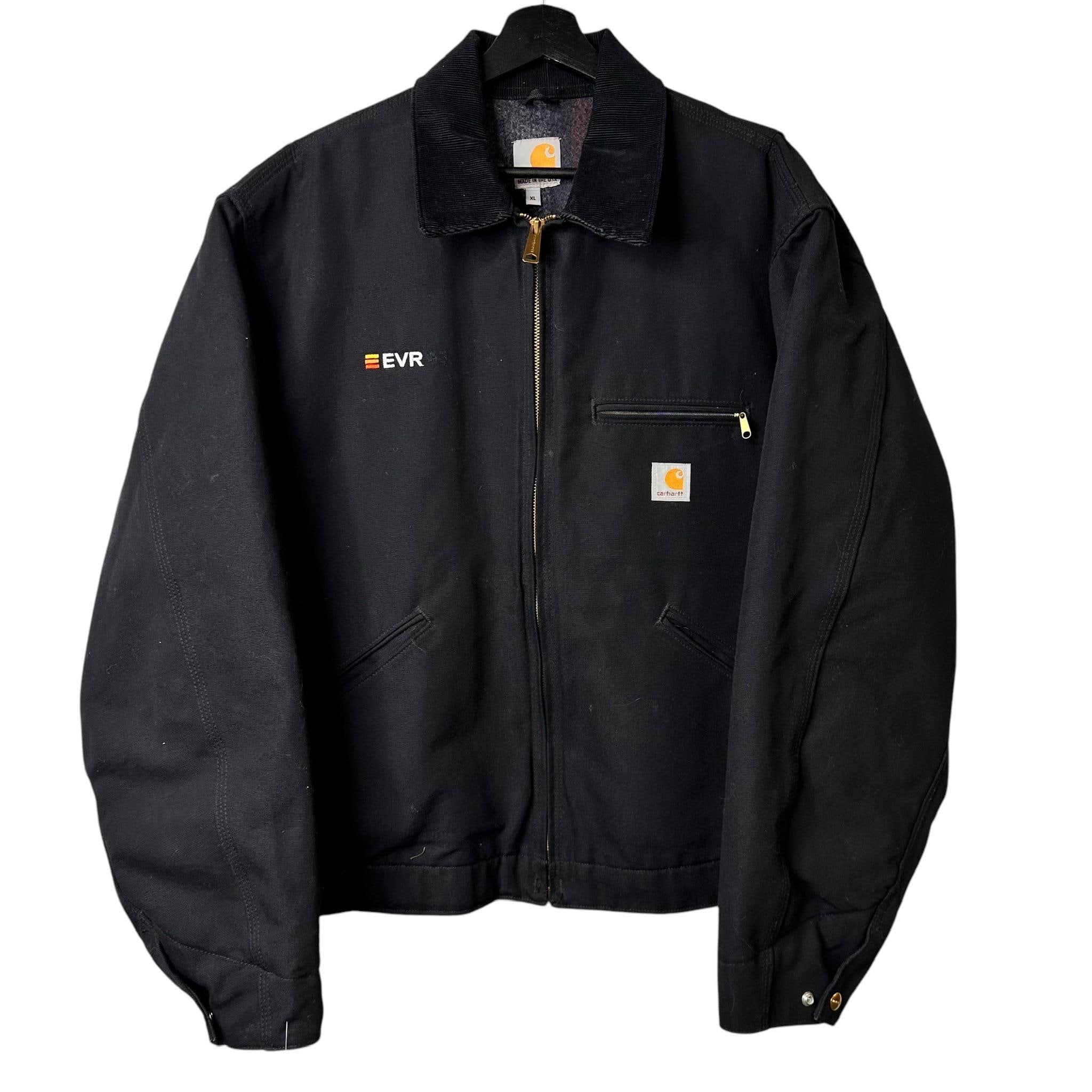 Carhartt Detroit Jacket　BLK size M Detroit Style Carhartt Black Full Zip Jacket Sz Large | eBay