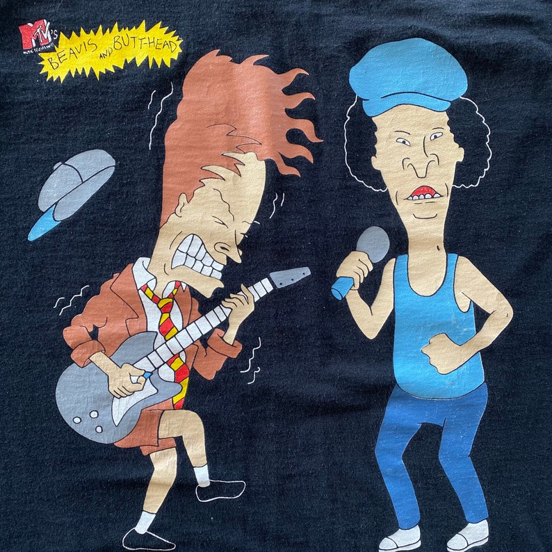 1997 Beavis & Butthead AC/DC T-shirt Sz L X086 - Etsy