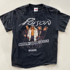 1984 Kick Axe Vices Tour 34 Sleeve Shirt Size L