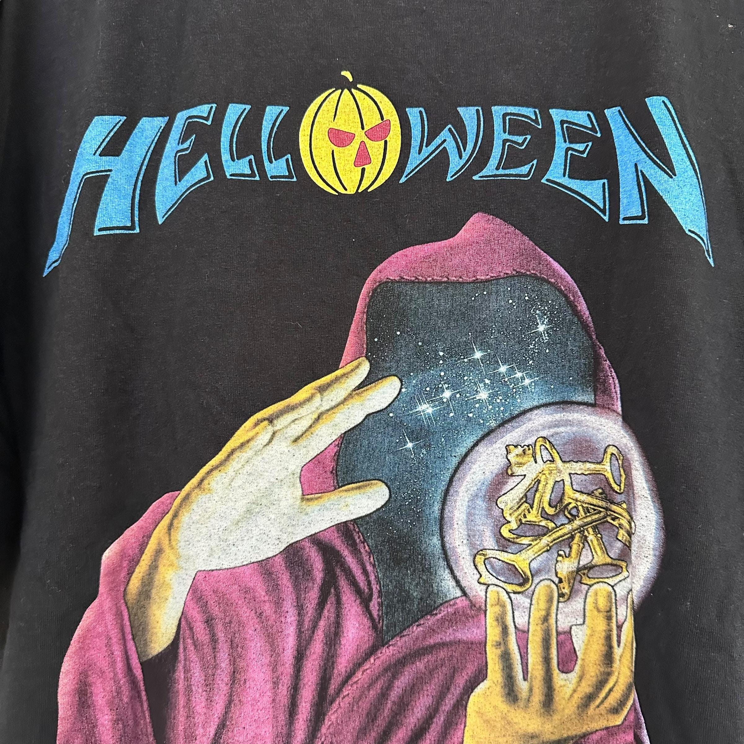 T-Shirt Helloween Seven Keys Tour 87 | Homme 100% Coton | Licence Officielle | Coupe Standard