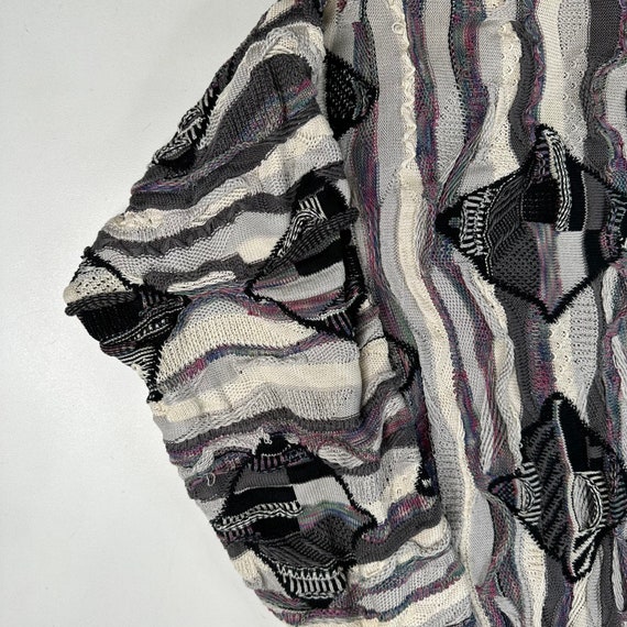 90s Coogi Inspired Knit Sweater Sz XL (X953dm) - image 3
