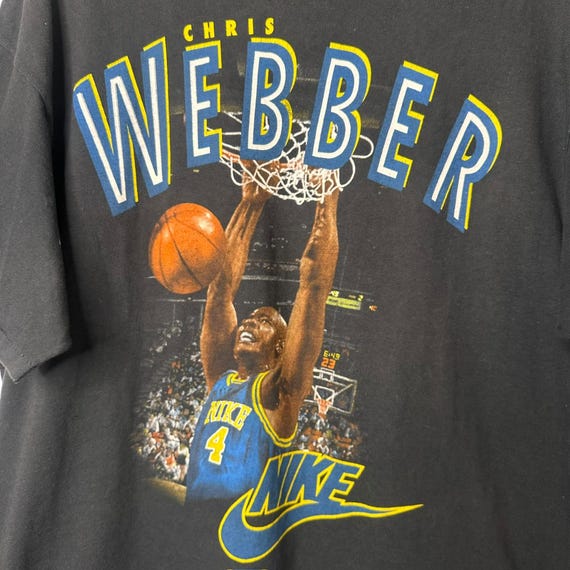 90s Chris Webber Nike T-shirt Size XL - Etsy