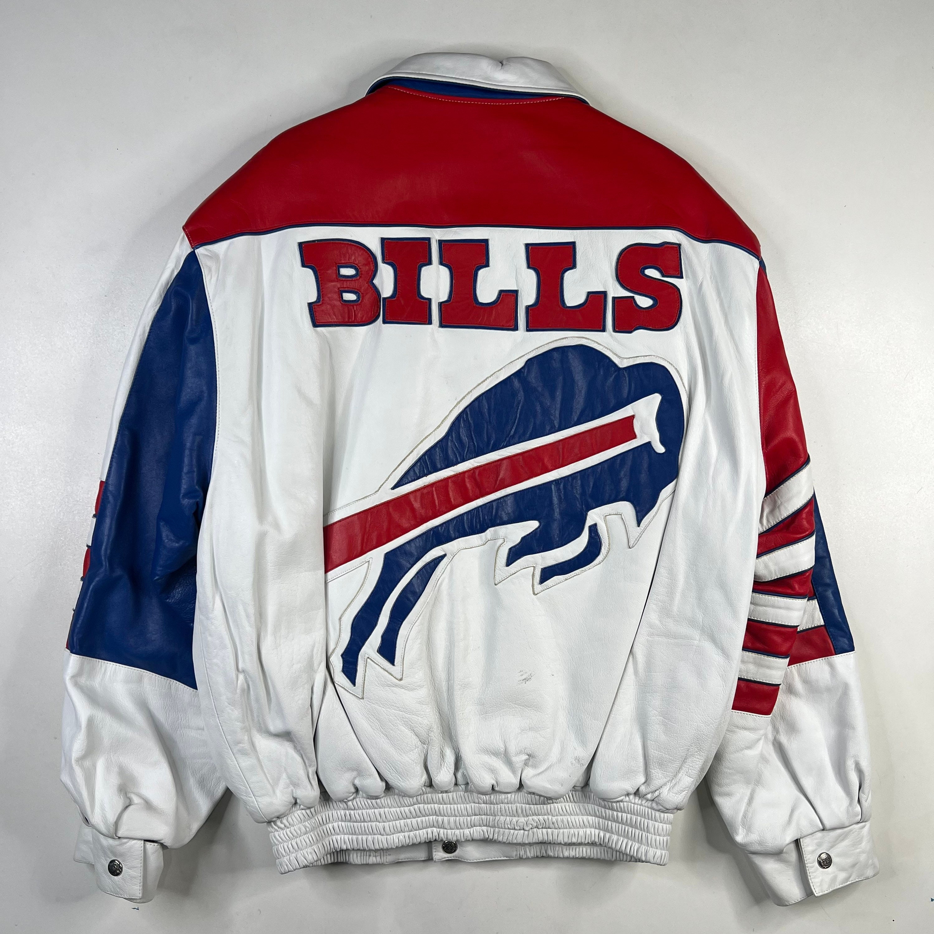 激安単価で VINTAGE STARTER SIZE XXL BUFFALO BILLS SATIN JACKET NEW NFL ...