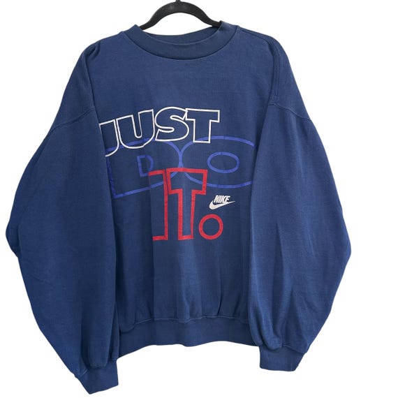90s Nike Just Do It Crewneck Sz L (A3453) - Etsy