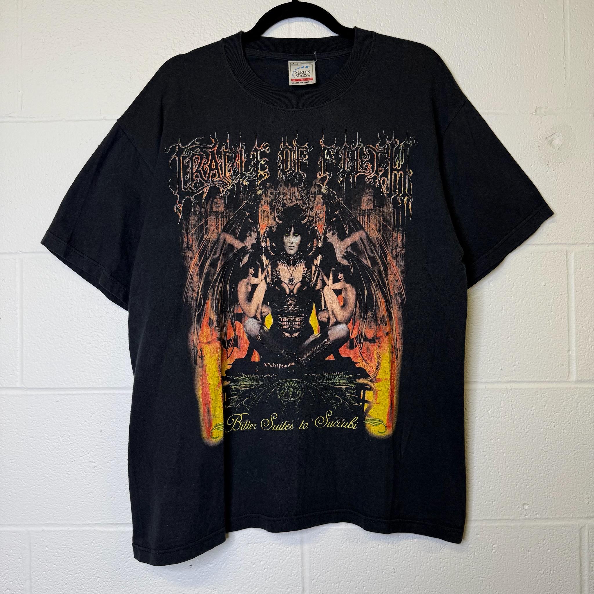 古着 90s cradle of filth 90s Cradle of Filth Longsleeve - Etsy