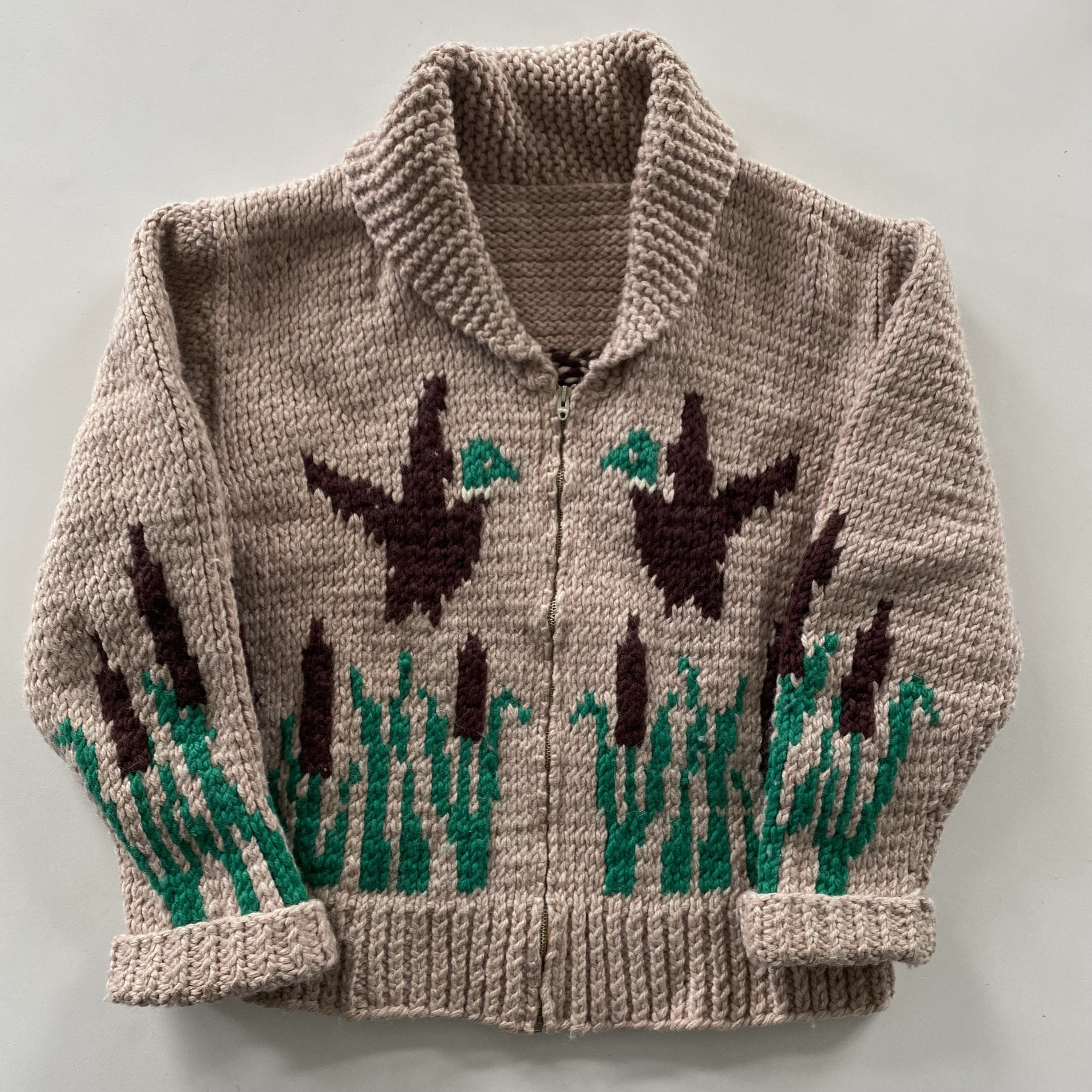 coyseio MOSSY COWICHAN KNIT JACKET 8DIVISION