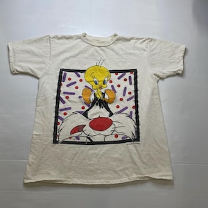 1993 Tweety Sylvester the Cat T-Shirt Sz XL (A3677)