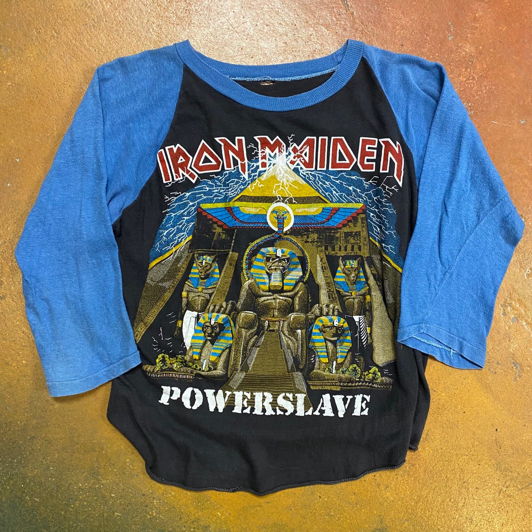 Vintage Iron Maiden Powerslave T-shirt - Etsy, image size:1080x1080