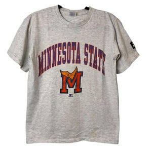 90&#39;s Minnesota State T-shirt Sz S (A3877)