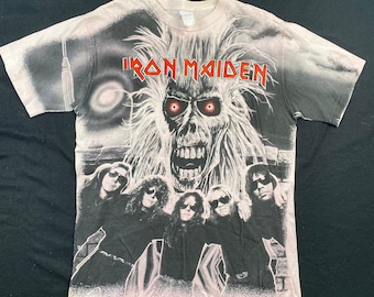 80s Iron Maiden 「魔力の刻印」ペイントスウェット(XL) バンドTシャツ 通販 アイアンメイデン パーカ,Iron Maiden