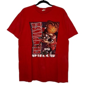 NBA コラボTシャツ シカゴ・ブルズ&タズマニアンデビル Chicago Bulls Taz - Etsy