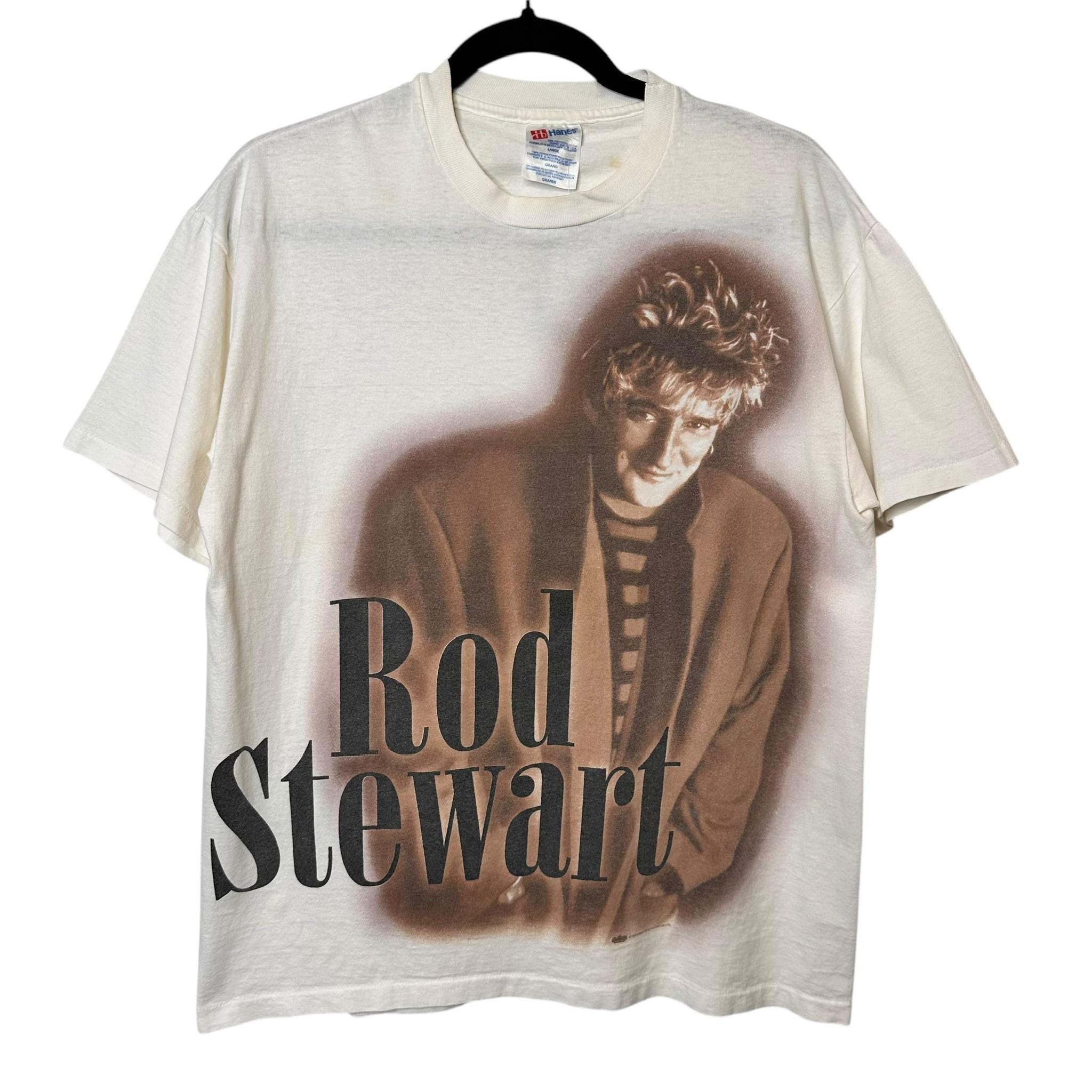 1998 Rod Stewart In The Round T-shirt Sz L (A6680)
