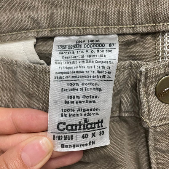 Carhartt Light Brown Tan Dungaree Fit 