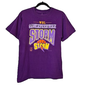 90年代 サスカチュワン ストーム Tシャツ サイズ M (A8290)