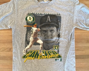 USA製 90s ヴィンテージ アスレチックス ホセ・カンセコ Tシャツ ヴィンテージ 1989 ホセ カンセコ オークランド アスレチックス