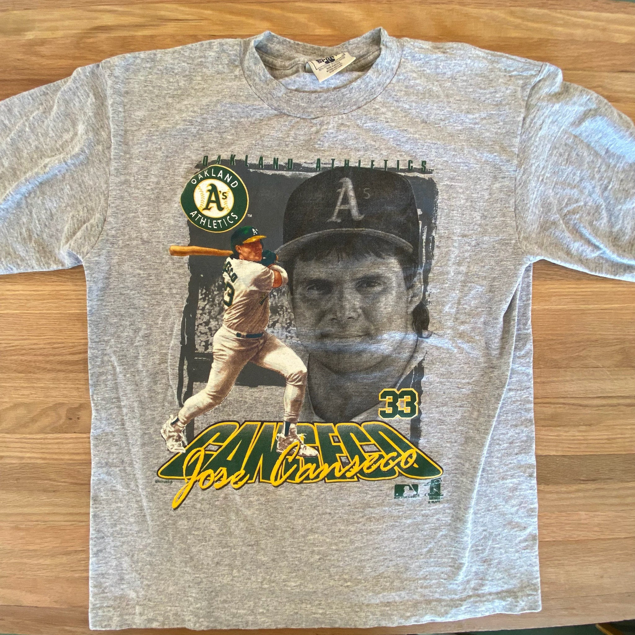 90s Jose Canseco Oakland Athletics T-shirt Sz L (A468) - Etsy