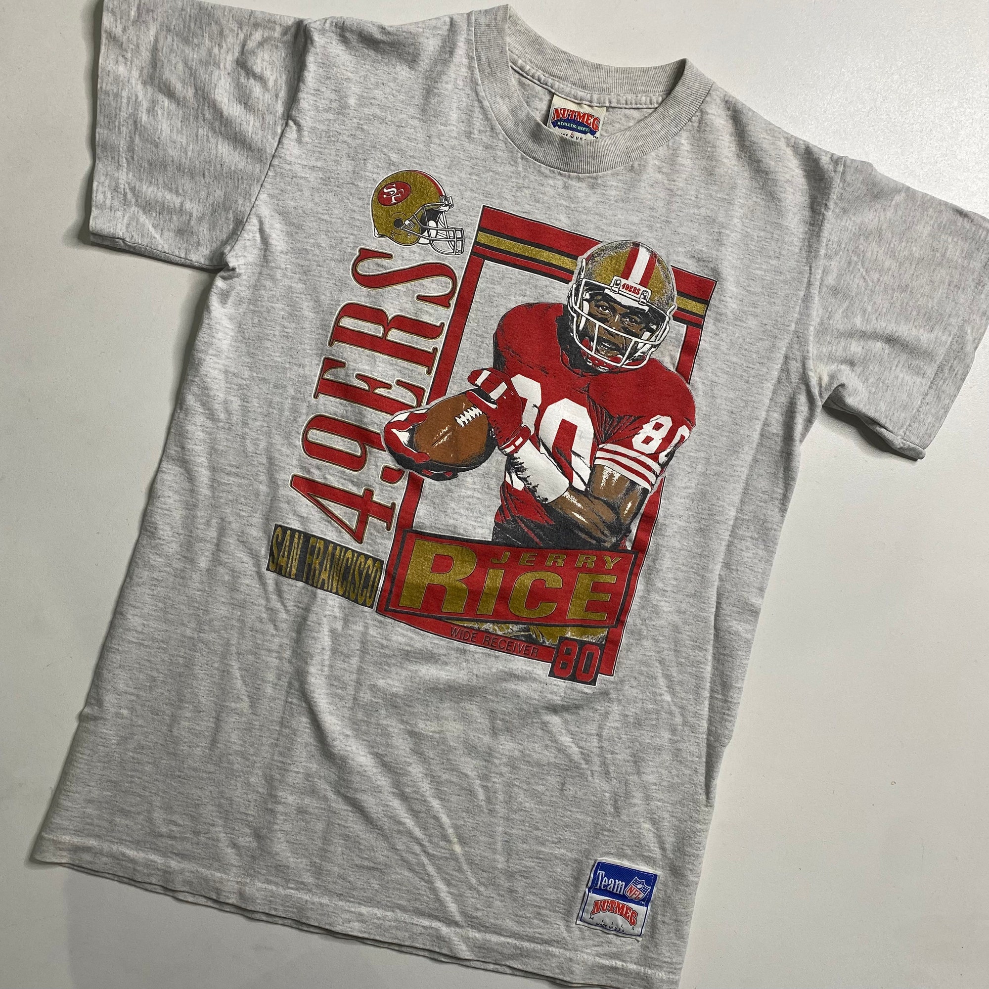 1991 Jerry Rice 49ers Stats T-shirt