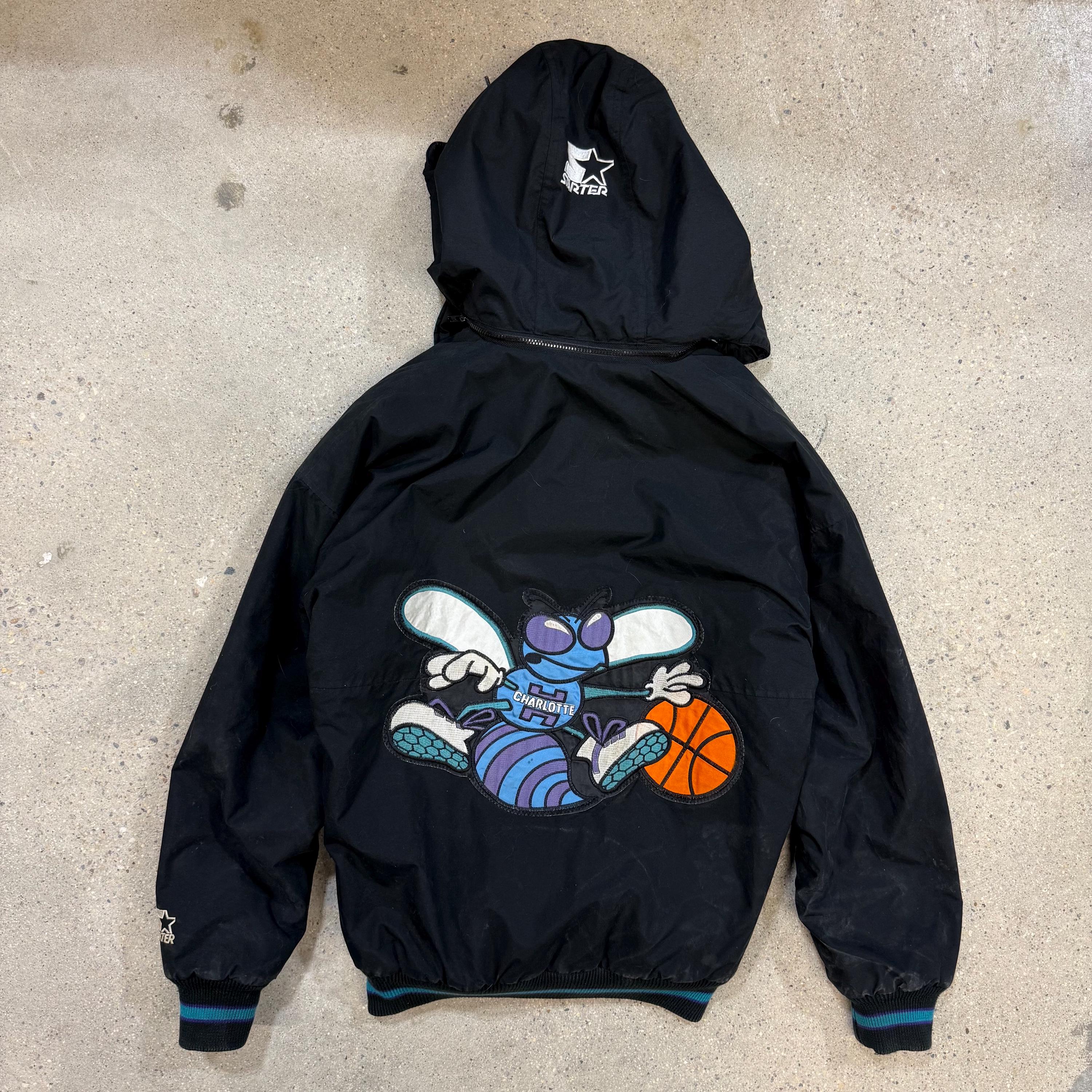 90s Charlotte Hornets NBA Starter Jacket - Etsy