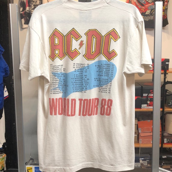 1988 AC/DC Heat Seeker T-shirt Men's XL - Etsy