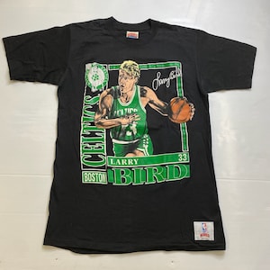 Camiseta Larry Bird Celtics Nutmeg Player dos anos 90, tamanho L (A3770)