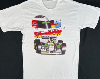 Michael Schumacher Ferrari SIX Times T-Shirt Motorsport F1 Formel 1 XL rot NEU 