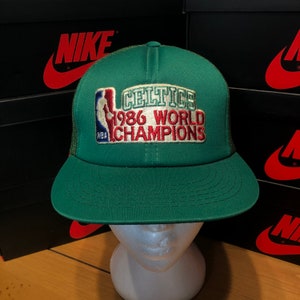 1986 Boston Celtics Championship Snapback Mesh Trucker Hat