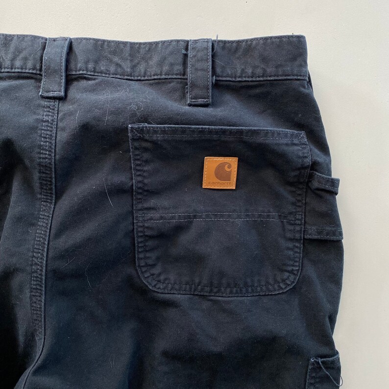Carhartt Black Loose Original Fit Work Pants 38 X 32 B151-BLK | Etsy