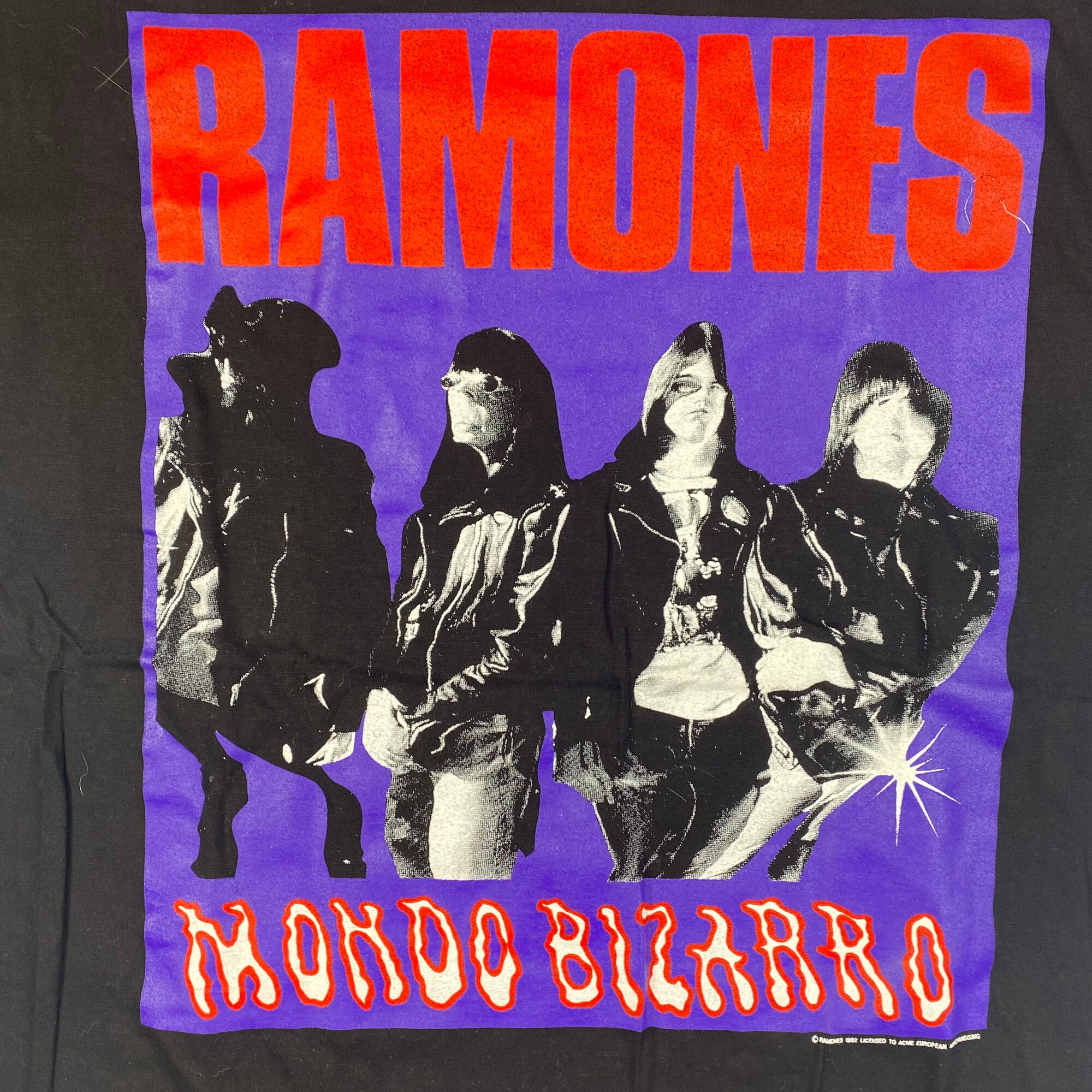 Discover 90's Ramones Mondo Bizarro Band T-Shirts
