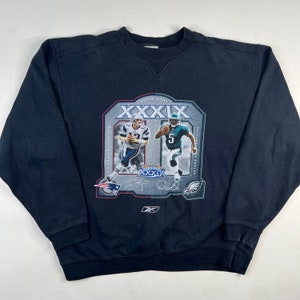 2004 Tom Brady Patriots Super Bowl Sweatshirt Size Large