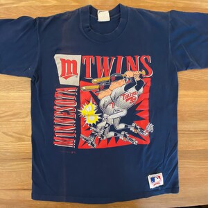 1992 Minnesota Twins T-shirt Sz Large (A1316)
