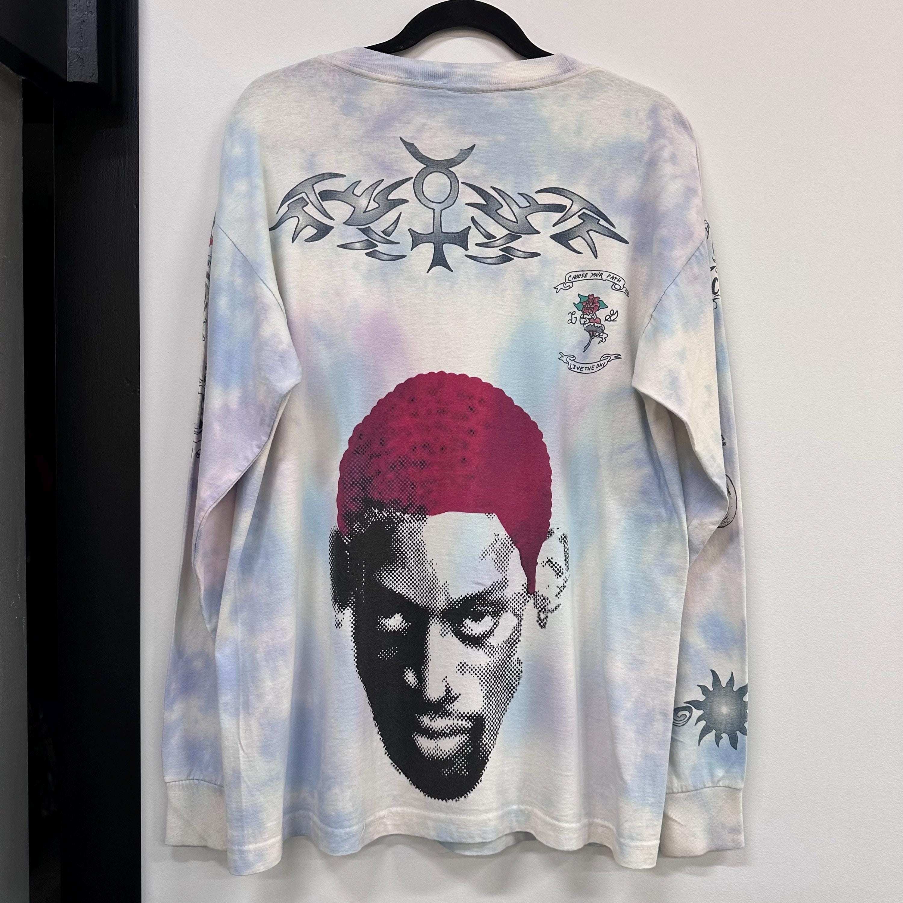 90s Dennis Rodman Tattoo Long Sleeve Shirt Sz L (A3228) - Etsy 90s Dennis Rodman Tattoo Long Sleeve Shirt Sz L (A3228) - Etsy