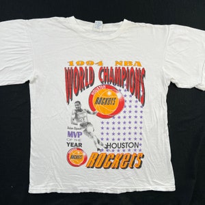 1994 Hakeem Olajuwon MVP T-shirt size Large (X073)