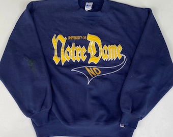 90's University of Notre Dame Fighting Irish Crewneck Sweater Men's Medium