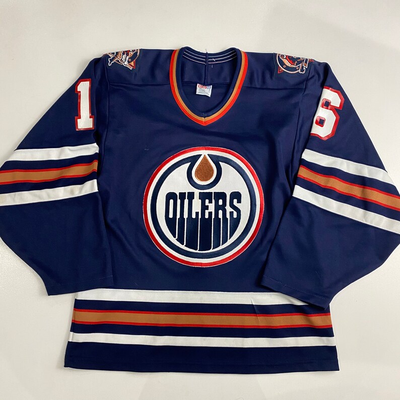 90s Edmonton Oilers CCM NHL Hockey Jersey Size Small Kelly Etsy