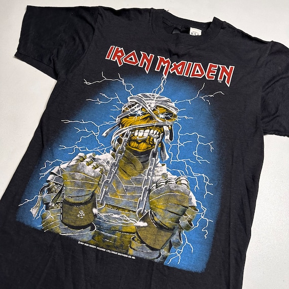 1985 Iron Maiden World Slavery Tour T-shirt Medium (H110) - Etsy